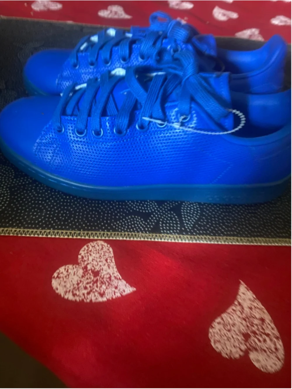 Men’s Adidas Stan Smith Blue Sneakers Size 7.5